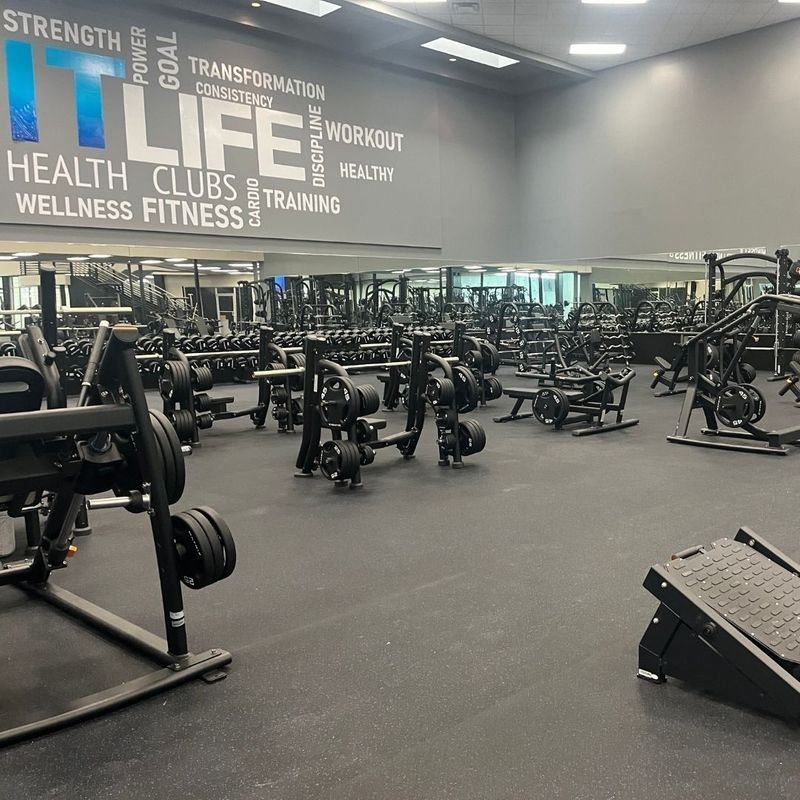 Fit Life Health Clubs strength floor
